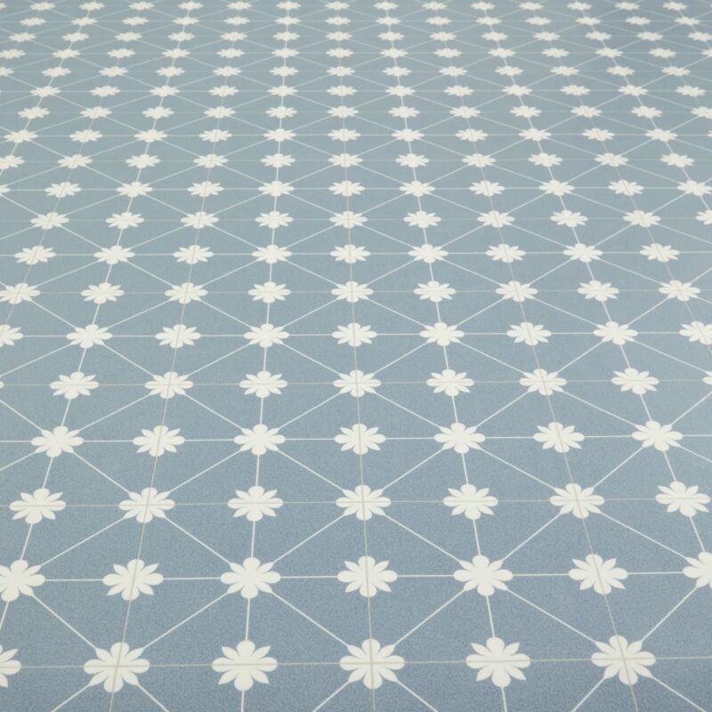 Laura Blue Sheet Vinyl Flooring