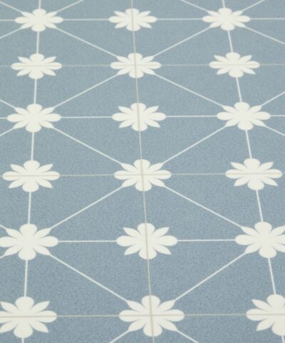 Laura Blue Sheet Vinyl Flooring